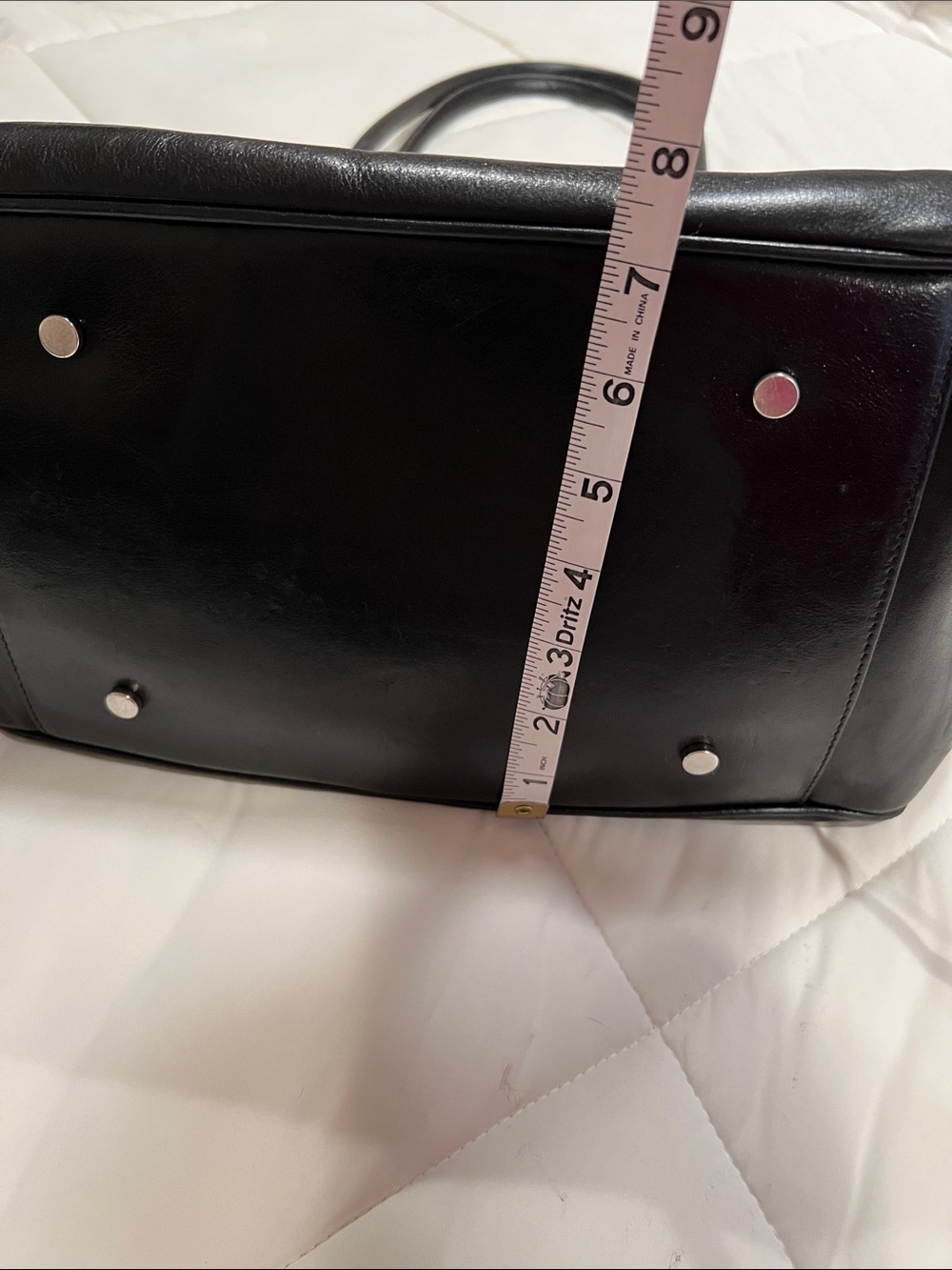 Italian Leather Tote - Picture 5 of 9